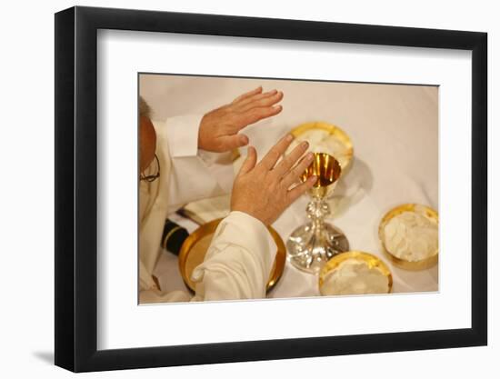 Eucharist celebration, France-Godong-Framed Photographic Print