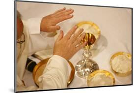 Eucharist celebration, France-Godong-Mounted Photographic Print