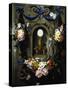 Eucharist in Garland of Flowers (Die Eucharistie Im Blumenkranz)-null-Stretched Canvas