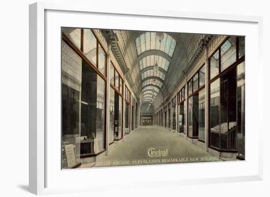 Euclid Arcade, Cleveland-null-Framed Art Print