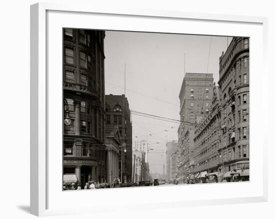 Euclid Avenue, Cleveland, Ohio-null-Framed Photo