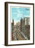 Euclid Avenue, Cleveland, Ohio-null-Framed Art Print