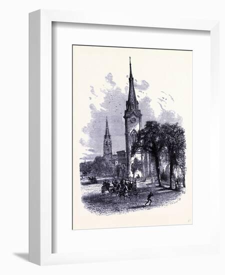 Euclid Avenue in Cleveland United States of America-null-Framed Giclee Print