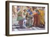 Euclid or Archimedes: Detail from the School of Athens in the Stanza Della Segnatura, 1510-11 (Fres-Raphael (1483-1520)-Framed Giclee Print