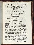 Title Page of Phaenomena-Euclid-Framed Giclee Print