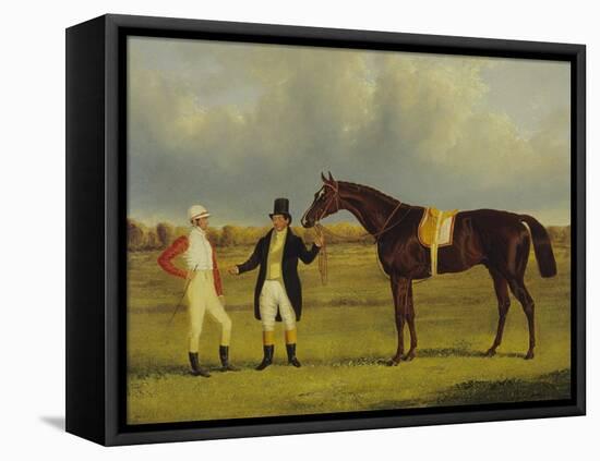 'Euclid' with His Jockey Conolly and Trainer Pettit-John Frederick Herring I-Framed Stretched Canvas