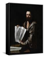 Euclid-Jusepe de Ribera-Framed Stretched Canvas