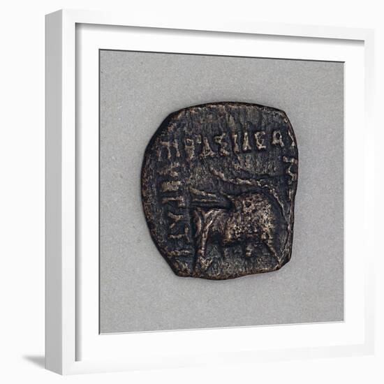 Eucratide of Bactria Hellenistic Coins BC-null-Framed Giclee Print