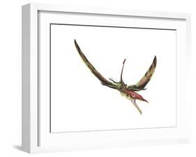 Eudimorphodon Flying Prehistoric Reptile-null-Framed Art Print