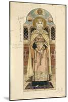 Eudoxia of Moscow (Study for Frescos in the St Vladimir's Cathedral of Kie), 1884-1889-Viktor Mikhaylovich Vasnetsov-Mounted Giclee Print