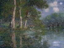 Bend in the Eure, St. Cyr De Vaudreuil, 1919-Eug?ne Boudin-Giclee Print