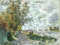 Bend in the Eure, St. Cyr De Vaudreuil, 1919-Eug?ne Boudin-Giclee Print