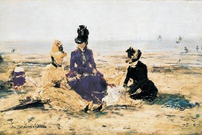 On the Beach at Trouville