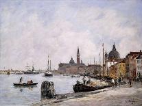 The Quay on Giudecca, Venice, 1895-Eug?ne Boudin-Giclee Print