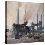 River Spree-Eugen Bracht-Stretched Canvas