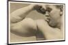 Eugen Sandow American Exponent of Physical Fitness Showing off His Arm Muscles-null-Mounted Art Print