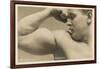 Eugen Sandow American Exponent of Physical Fitness Showing off His Arm Muscles-null-Framed Art Print