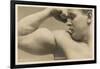 Eugen Sandow American Exponent of Physical Fitness Showing off His Arm Muscles-null-Framed Art Print