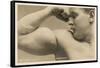 Eugen Sandow American Exponent of Physical Fitness Showing off His Arm Muscles-null-Framed Stretched Canvas