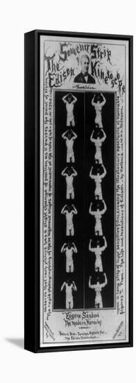 Eugen Sandow, Edison Kinetoscope Strip, 1894-Science Source-Framed Stretched Canvas