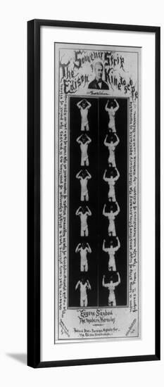 Eugen Sandow, Edison Kinetoscope Strip, 1894-Science Source-Framed Premium Giclee Print