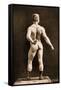 Eugen Sandow, in Classical Ancient Greco-Roman Pose, C.1893-Napoleon Sarony-Framed Stretched Canvas