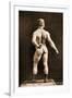 Eugen Sandow, in Classical Ancient Greco-Roman Pose, C.1893-Napoleon Sarony-Framed Photographic Print