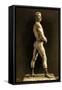 Eugen Sandow, in Classical Ancient Greco-Roman Pose, C.1893-Napoleon Sarony-Framed Stretched Canvas