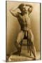 Eugen Sandow, in Classical Ancient Greco-Roman Pose, C.1893-Napoleon Sarony-Mounted Photographic Print