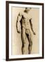 Eugen Sandow, in Classical Ancient Greco-Roman Pose, C.1893-Napoleon Sarony-Framed Photographic Print