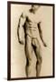 Eugen Sandow, in Classical Ancient Greco-Roman Pose, C.1893-Napoleon Sarony-Framed Photographic Print