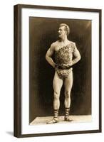 Eugen Sandow, in Classical Ancient Greco-Roman Pose, C.1897-null-Framed Photographic Print