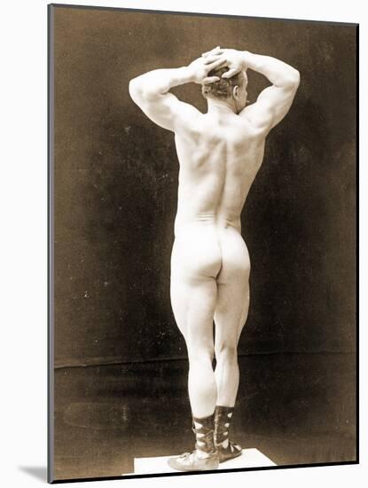 Eugen Sandow, in Classical Ancient Greco-Roman Pose, C.1897-null-Mounted Photographic Print