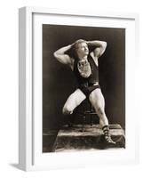 Eugen Sandow, in Classical Ancient Greco-Roman Pose, C.1897-null-Framed Photographic Print