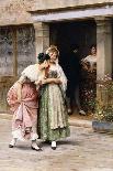 On the Balcony, 1889-Eugen Von Blaas-Framed Giclee Print