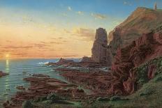 Pulpit Rock near Melbourne, Victoria-Eugen von Guerard-Framed Giclee Print