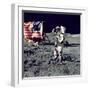 Eugene A. Cernan, Commander, Apollo 17 Salutes the Flag on the Lunar Surface-null-Framed Photo