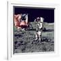 Eugene A. Cernan, Commander, Apollo 17 Salutes the Flag on the Lunar Surface-null-Framed Photo