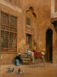 The Courtyard-Eugene Alexis Girardet-Giclee Print