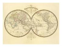 Mappemonde, c.1849-Eugene Andriveau-goujon-Art Print