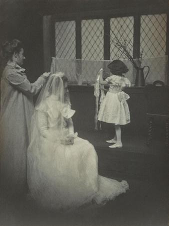 The Wedding: of Gertrude Kasebier O'Malley, 1899