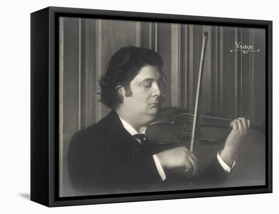 Eugene-Auguste Ysaye Belgian Violinist Conductor and Composer-null-Framed Stretched Canvas