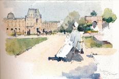 Jardin Du Luxembourg, 1915-Eugene Bejot-Framed Giclee Print