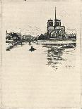 The Pont St Michel, 1915-Eugene Bejot-Giclee Print