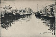 'The Pont de l'Archeveche', 1915-Eugene Bejot-Giclee Print