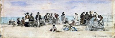 Boudin: Beach Scene, 1869