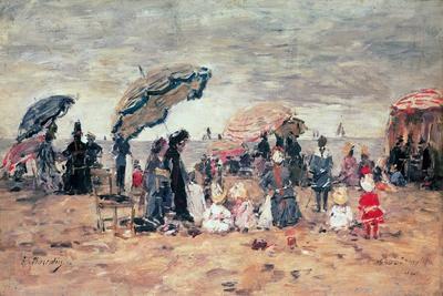 Parasols on the Beach, Trouville, 1886