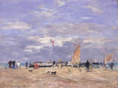 The Jetty at Deauville, 1869
