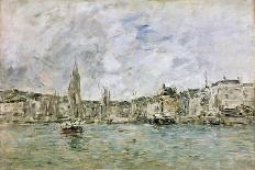The Port at Honfleur, 1896-Eugène Boudin-Giclee Print