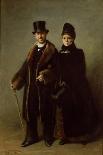 Heinrich Schliemann (1822-90) and His Wife-Eugene Broerman-Framed Giclee Print